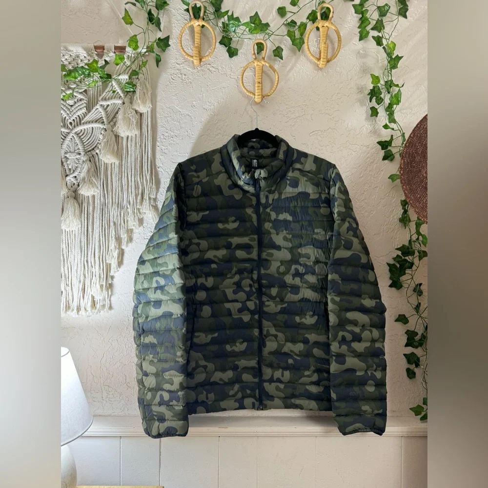 Mountain Hardwear Men Mt. Eyak 2 Jacket Insulated WR Dark Army Camo Size M